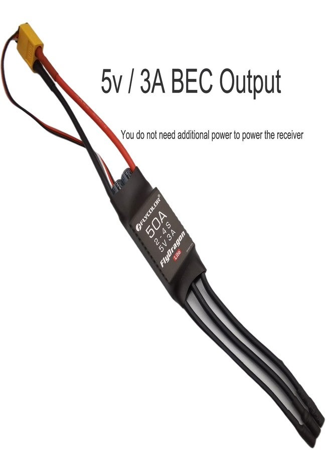 فلاي كولور طائرة FLYCOLOR النفاثة ذات المحرك الكهربائي 64 مم 3500KV 4S RC، مزودة بمروحة ذات 11 شفرة ومحرك بدون فرش للتحكم عن بعد ووحدة تحكم إلكترونية 50 أمبير (2~4S)، تم اختبار توازنها. - Image 2